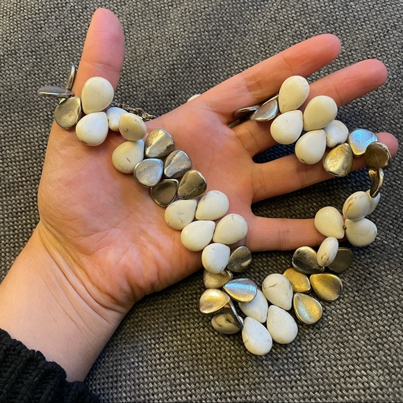 Stone and metal choker - Picture 4 of 6